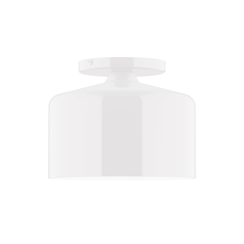 8.5" Julia Flush Mount, White