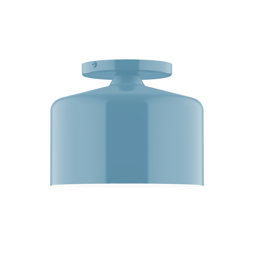 8.5" Julia Flush Mount, Light Blue