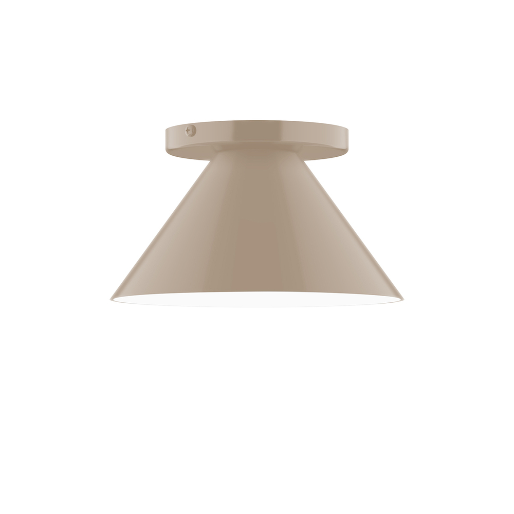 8" Pinnacle Flush Mount, Clay