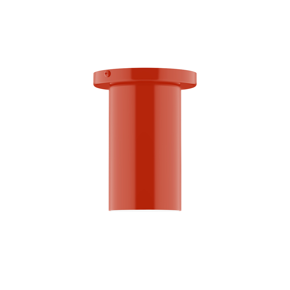 3.5" x 6" Beam Flush Mount, Vermillion
