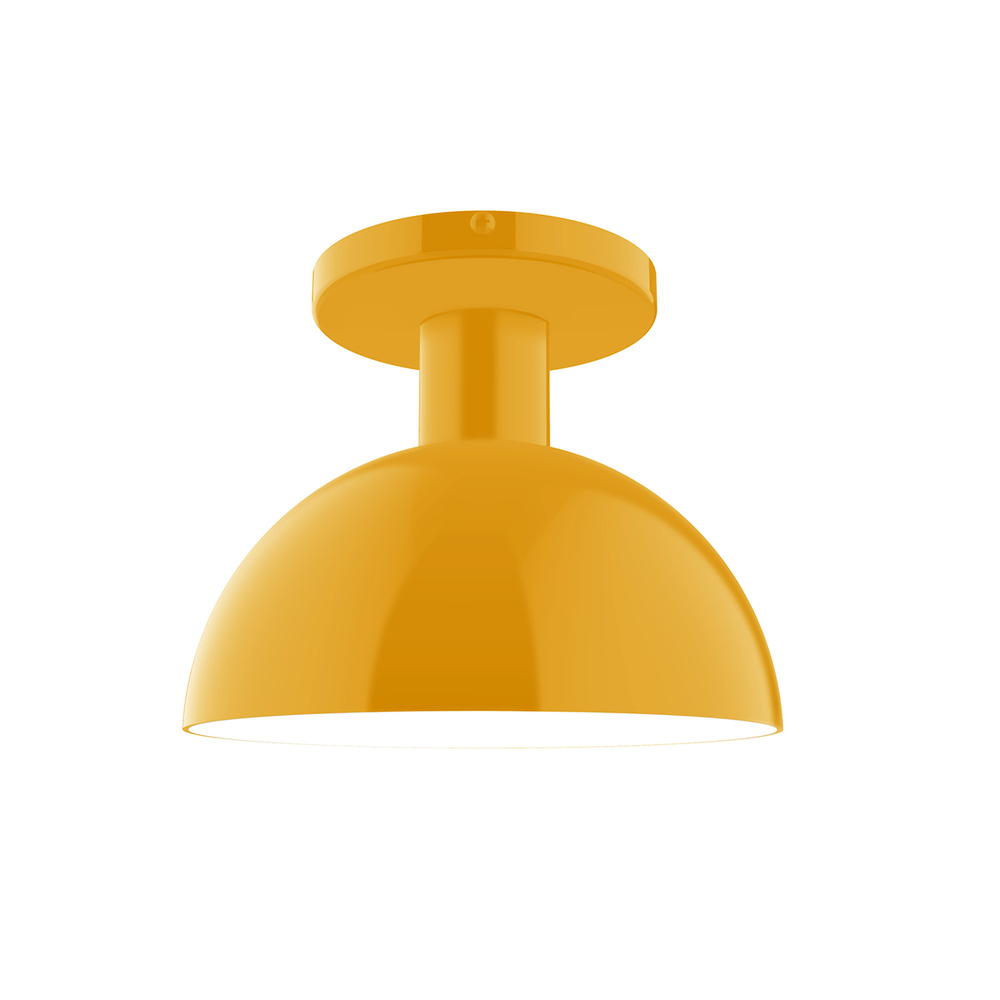 8" Ray Flush Mount, Bright Yellow