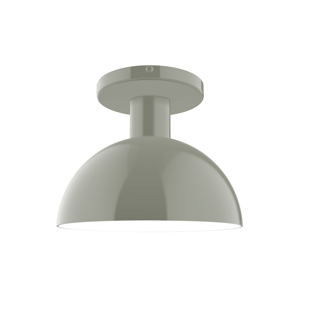 8" Ray Flush Mount, Moss Green