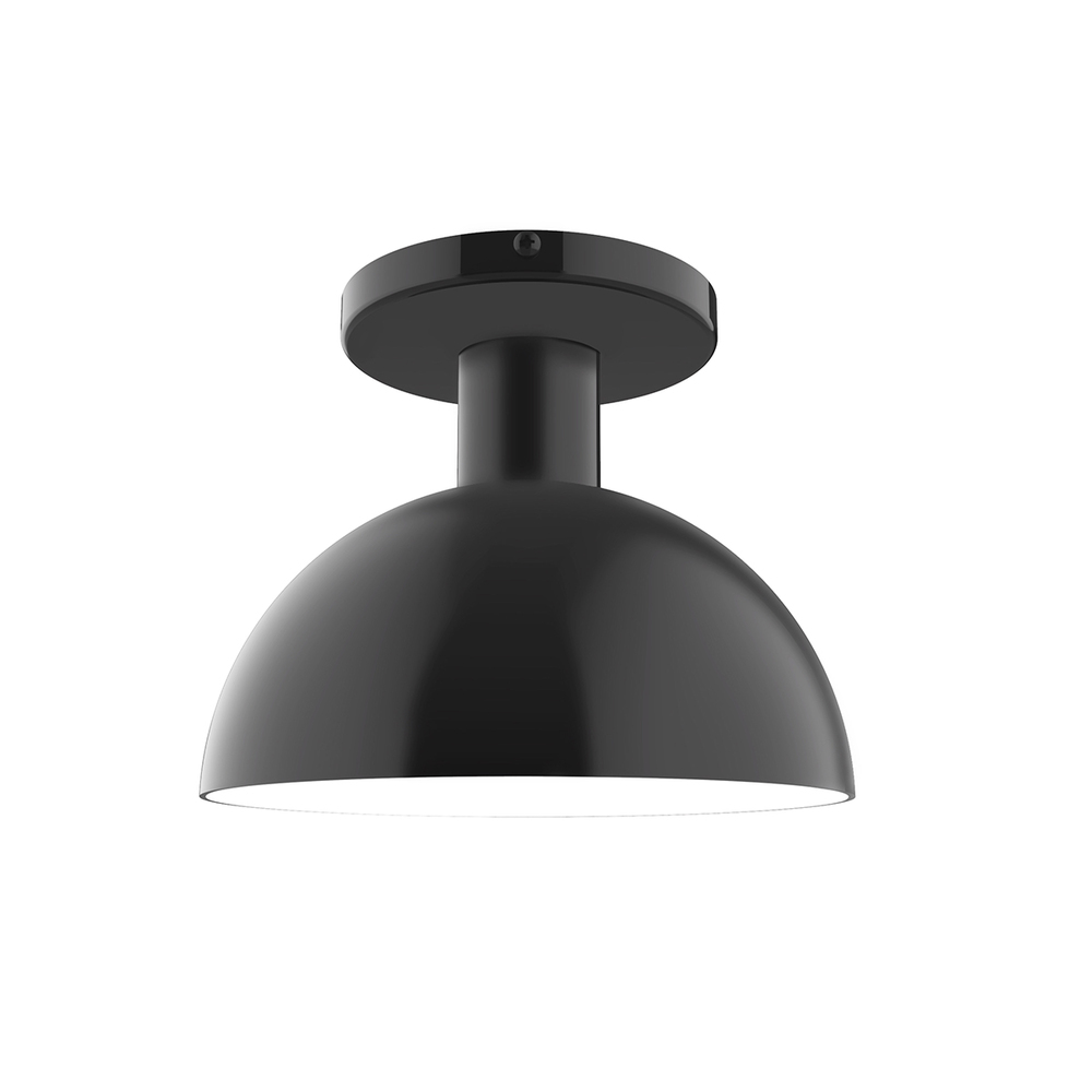 8" Ray Flush Mount, Black