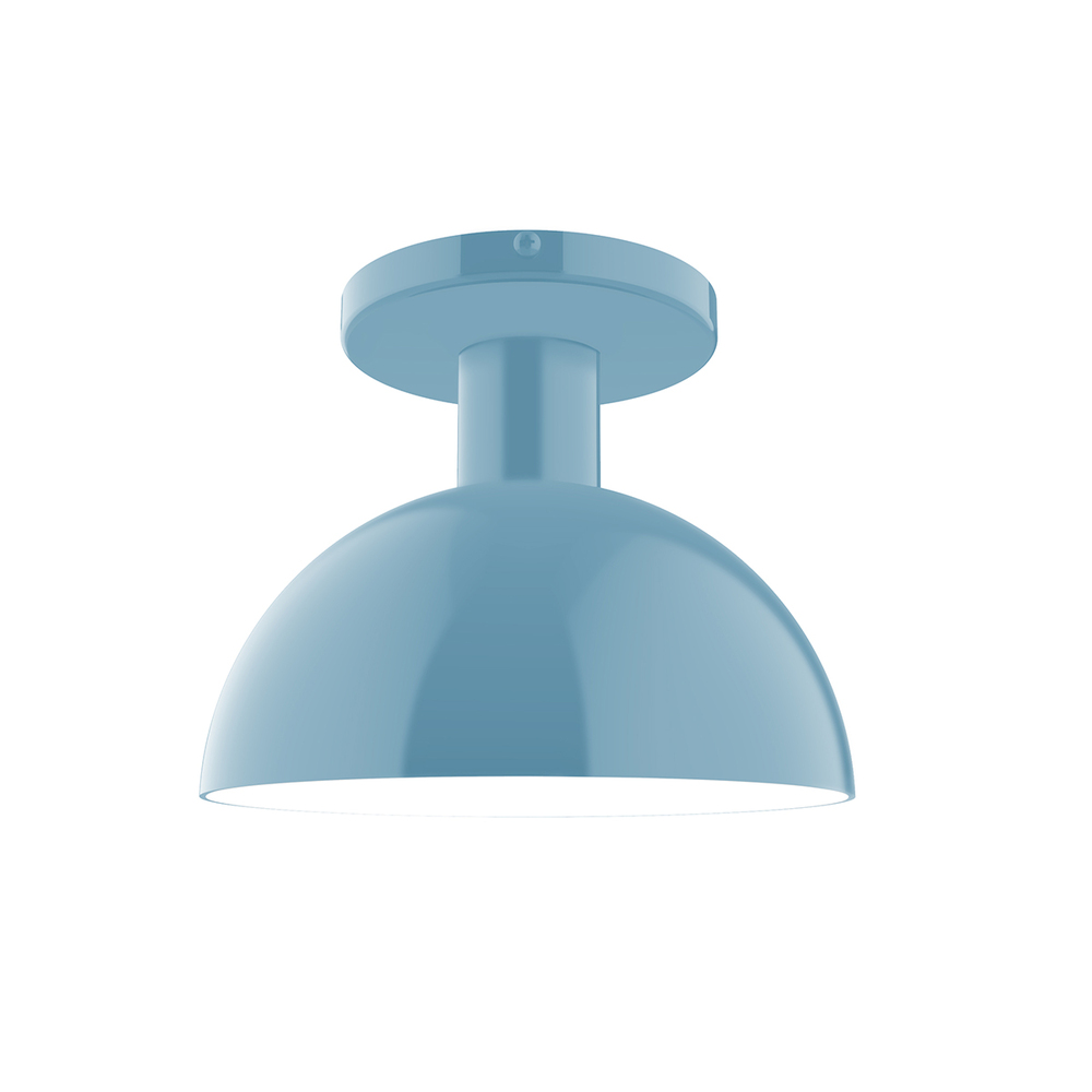 8" Ray Flush Mount, Light Blue
