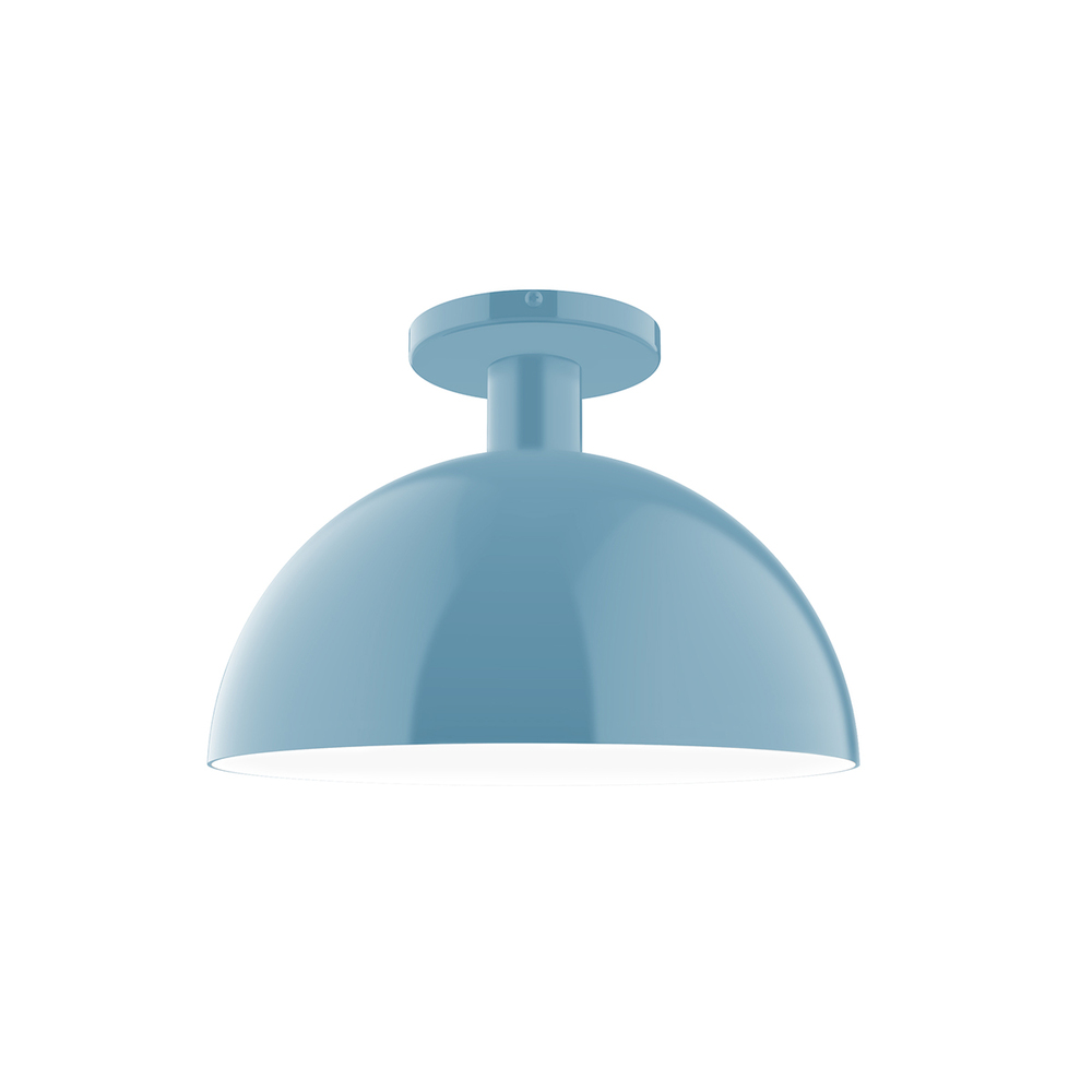 12" Ray Flush Mount, Light Blue