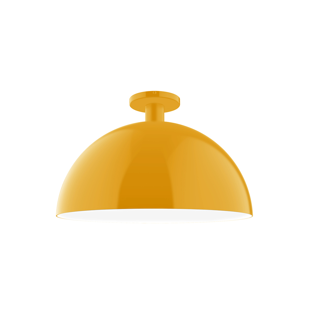 18" Ray Flush Mount, Bright Yellow