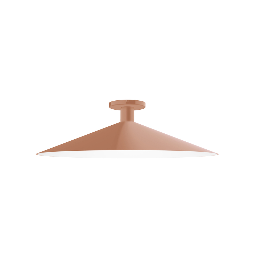 24" Zing Flush Mount, Terracotta