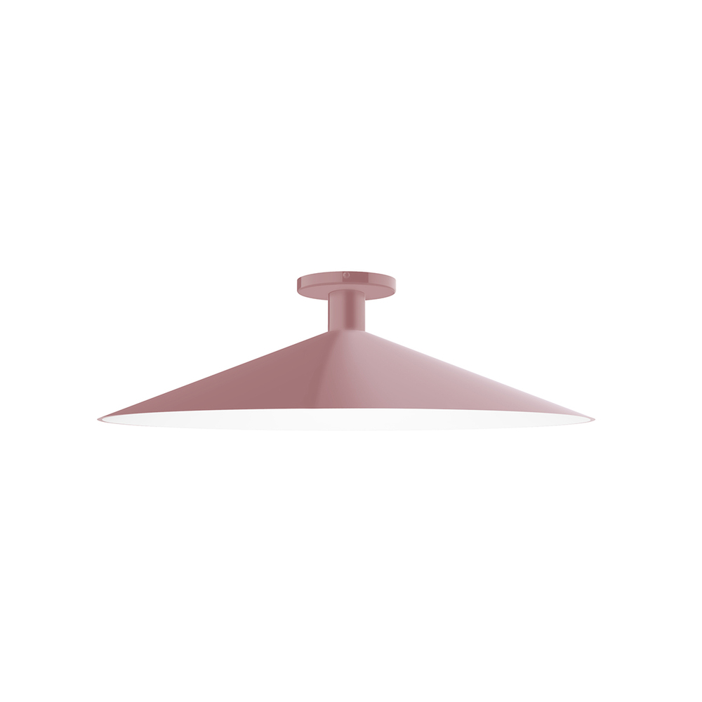 24" Zing Flush Mount, Mauve