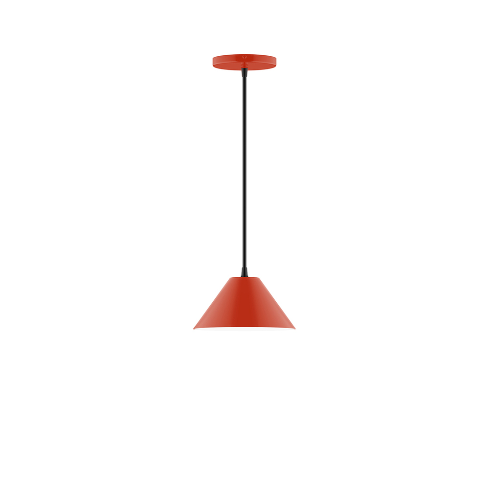 8" Pinnacle Pendant, Vermillion