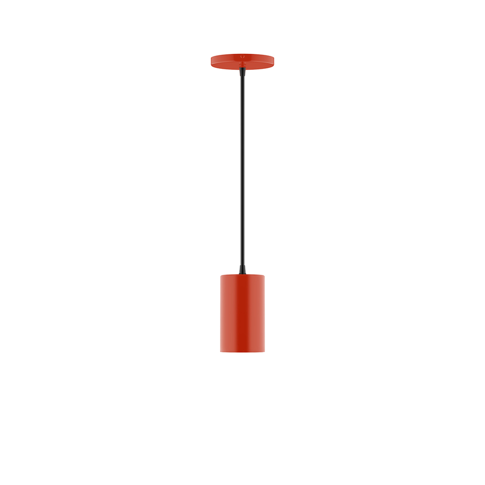 3.5" x 6" Beam Pendant, Vermillion