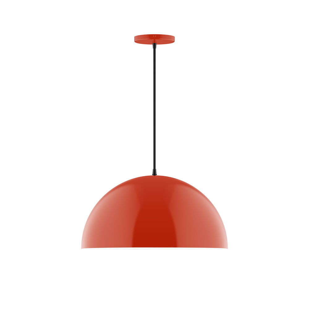 18" Arcade Pendant, Vermillion