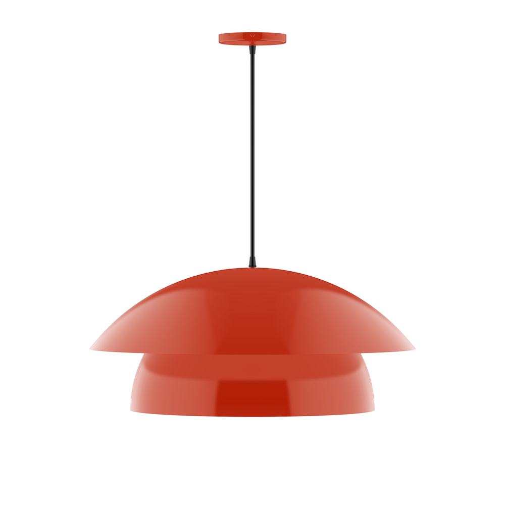 24" Nest Pendant, Vermillion