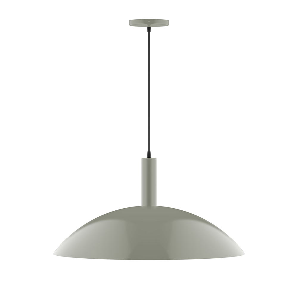 18" Chase Pendant, Moss Green