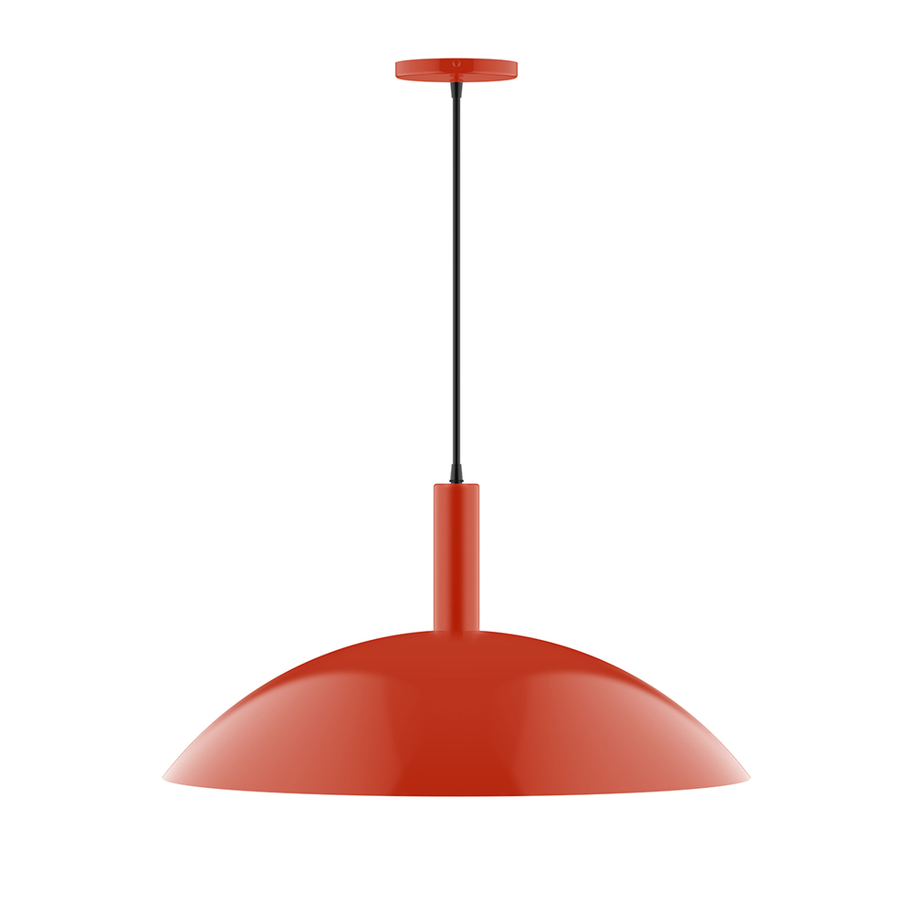 18" Chase Pendant, Vermillion