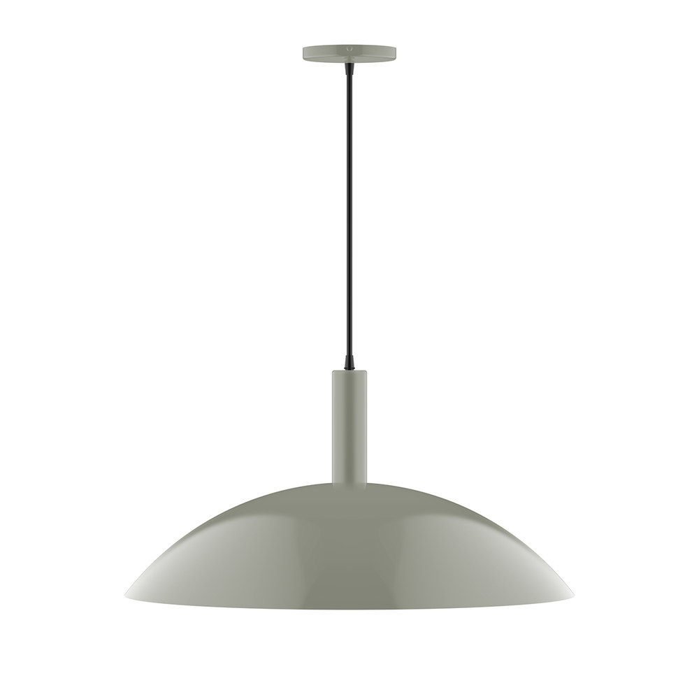 24" Glow Pendant, Moss Green