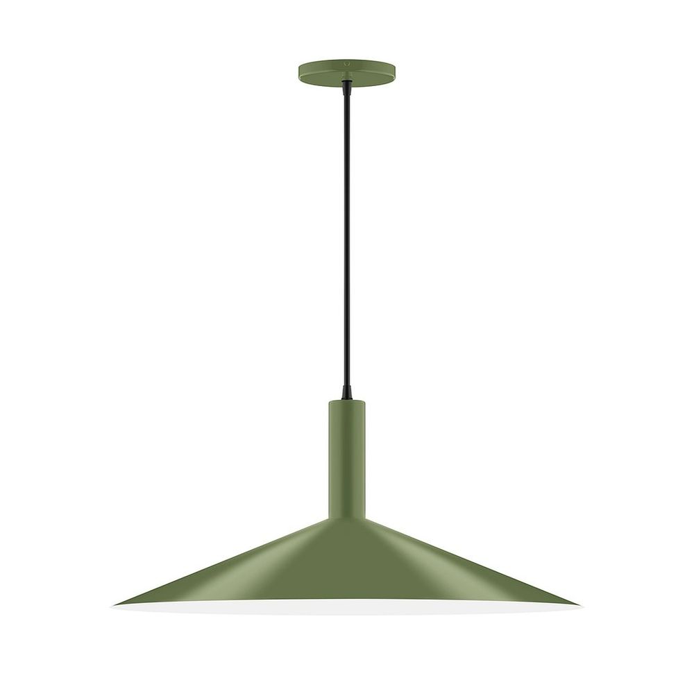 24" Zing Pendant, Fern Green