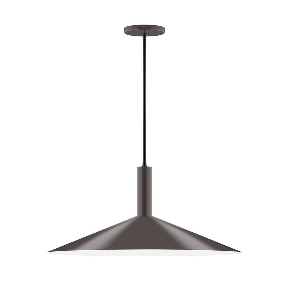 24" Zing Pendant, Architectural Bronze