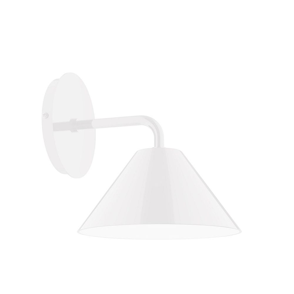 8" Pinnacle LED Wall Sconce, White