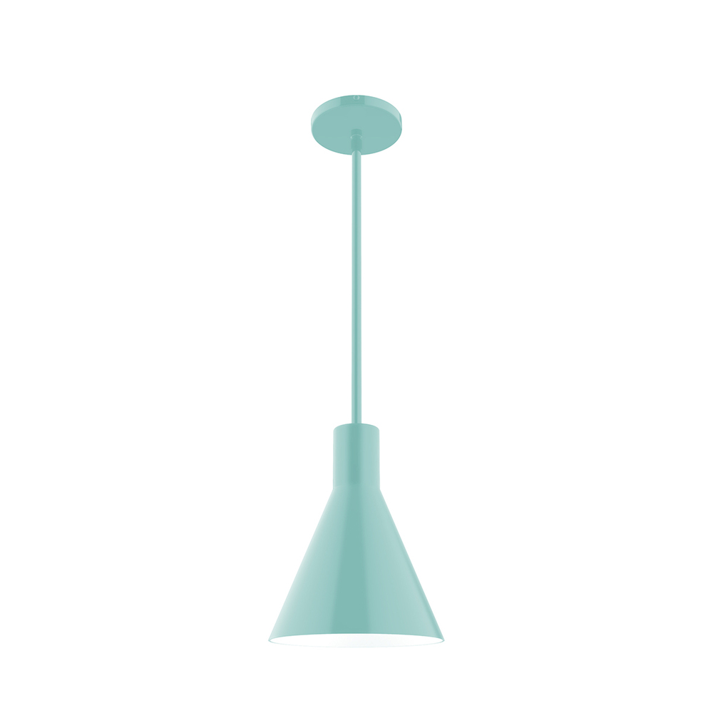 8" Jerome Stem Hung Pendant, Sea Green