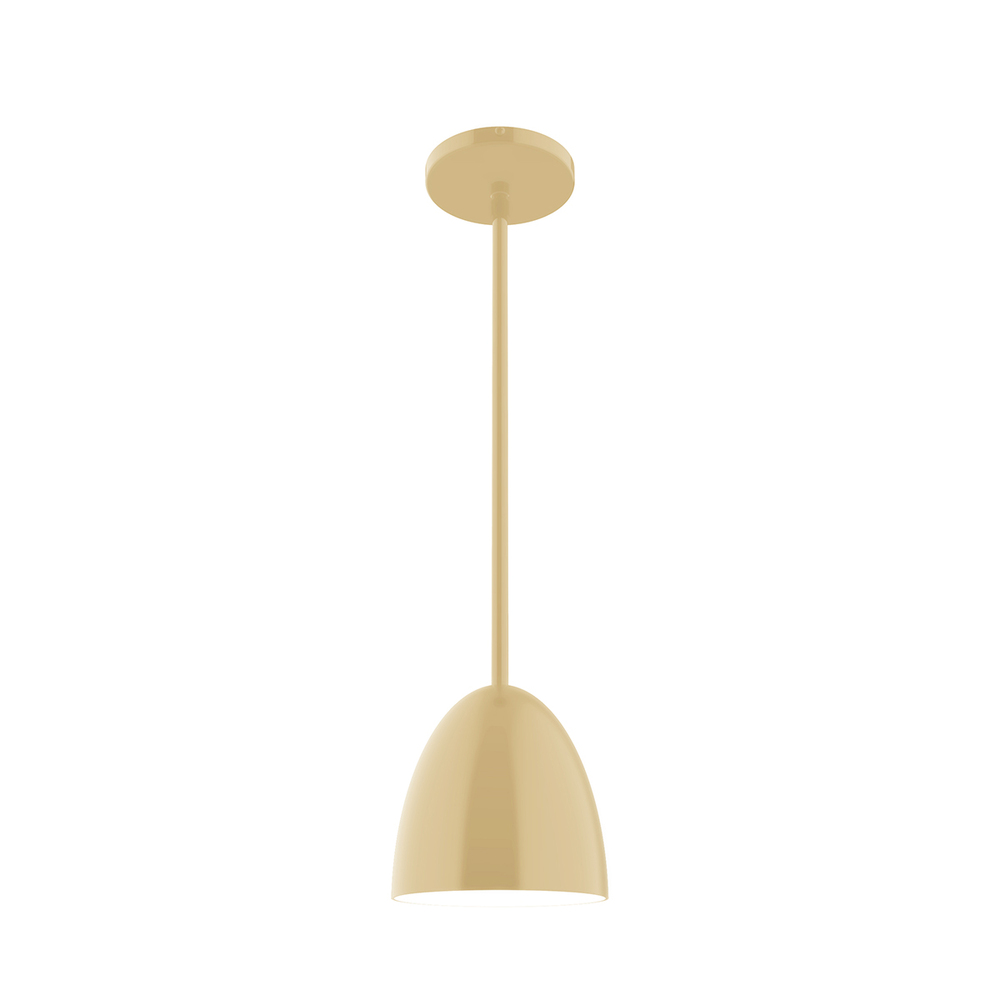 6" Jill Stem Hung Pendant, Ivory