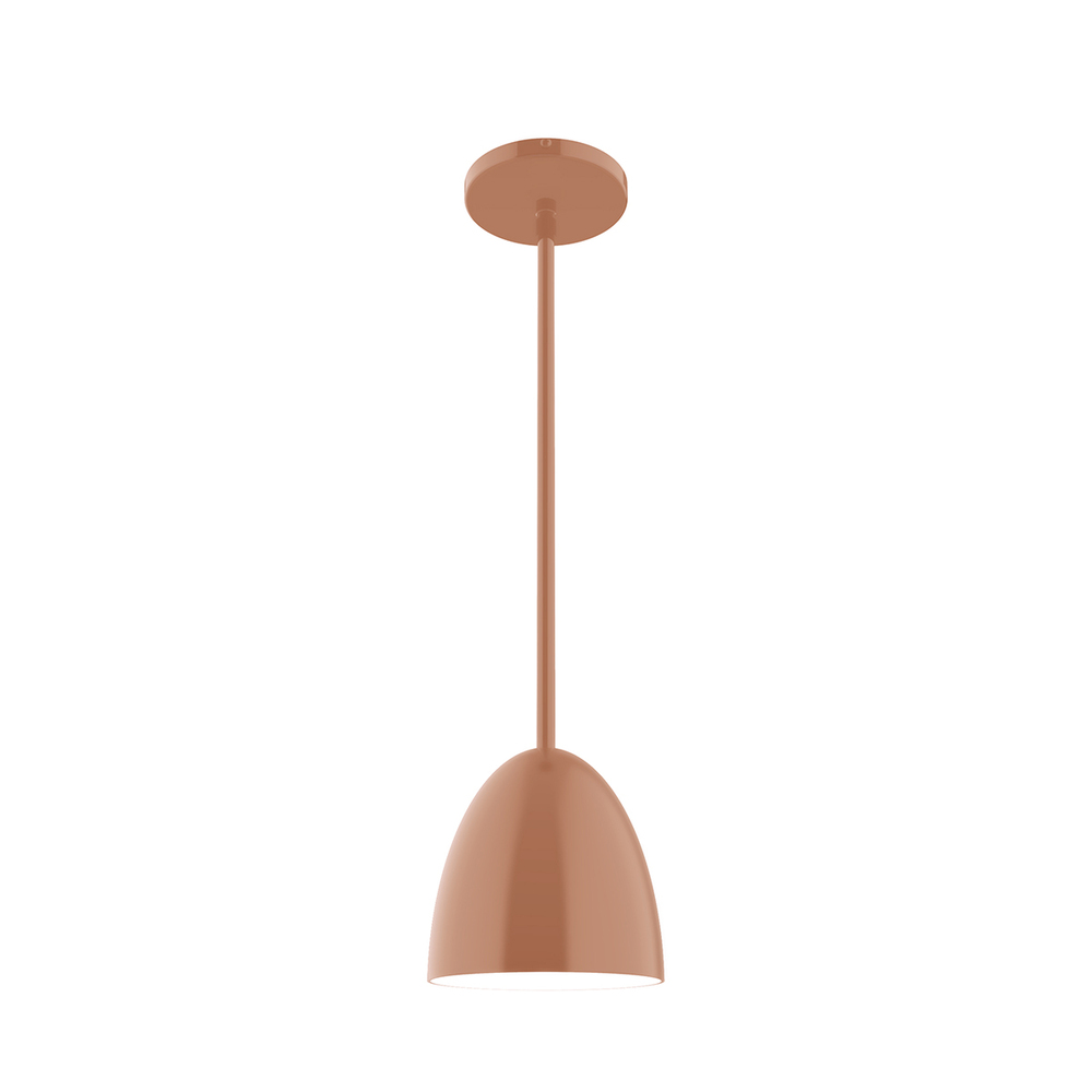 6" Jill Stem Hung Pendant, Terracotta