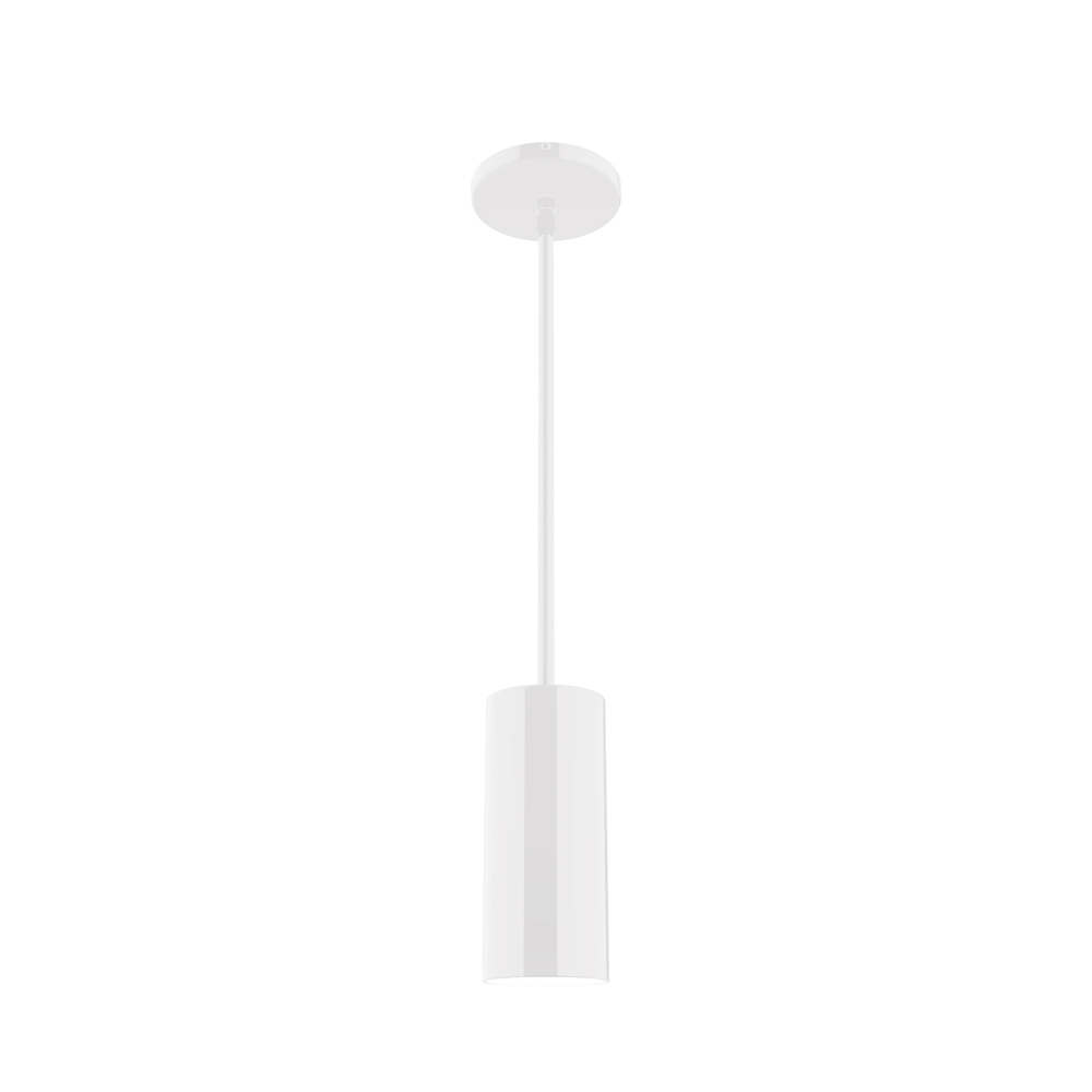 3.5" Jordan Stem Hung Pendant, White