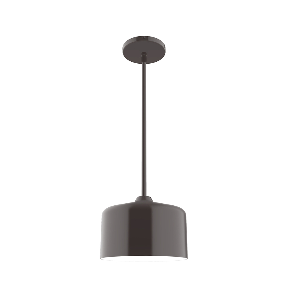 8.5" Julia Stem Hung Pendant, Architectural Bronze