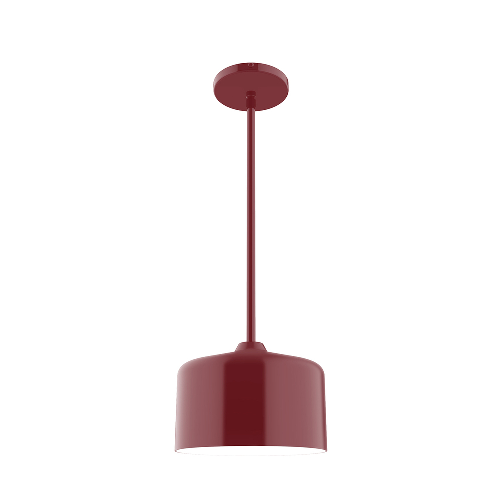 8.5" Julia Stem Hung Pendant, Barn Red