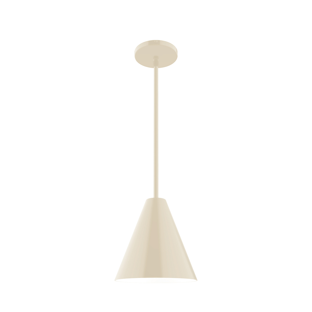 8" Jynx Stem Hung Pendant, Silk Gray