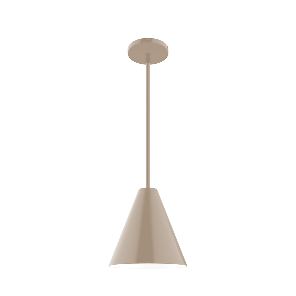 8" Jynx Stem Hung Pendant, Clay
