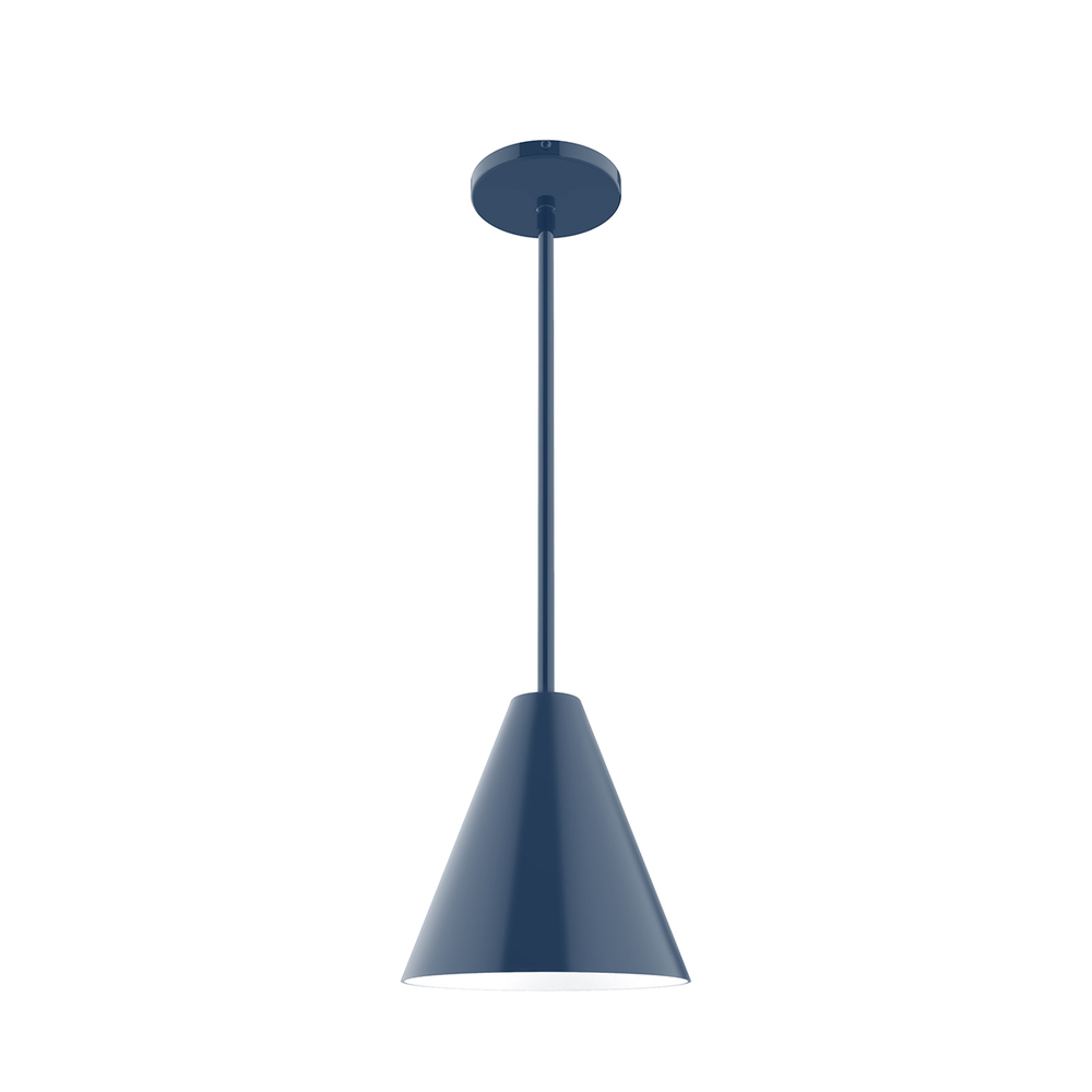 8" Jynx Stem Hung Pendant, Navy