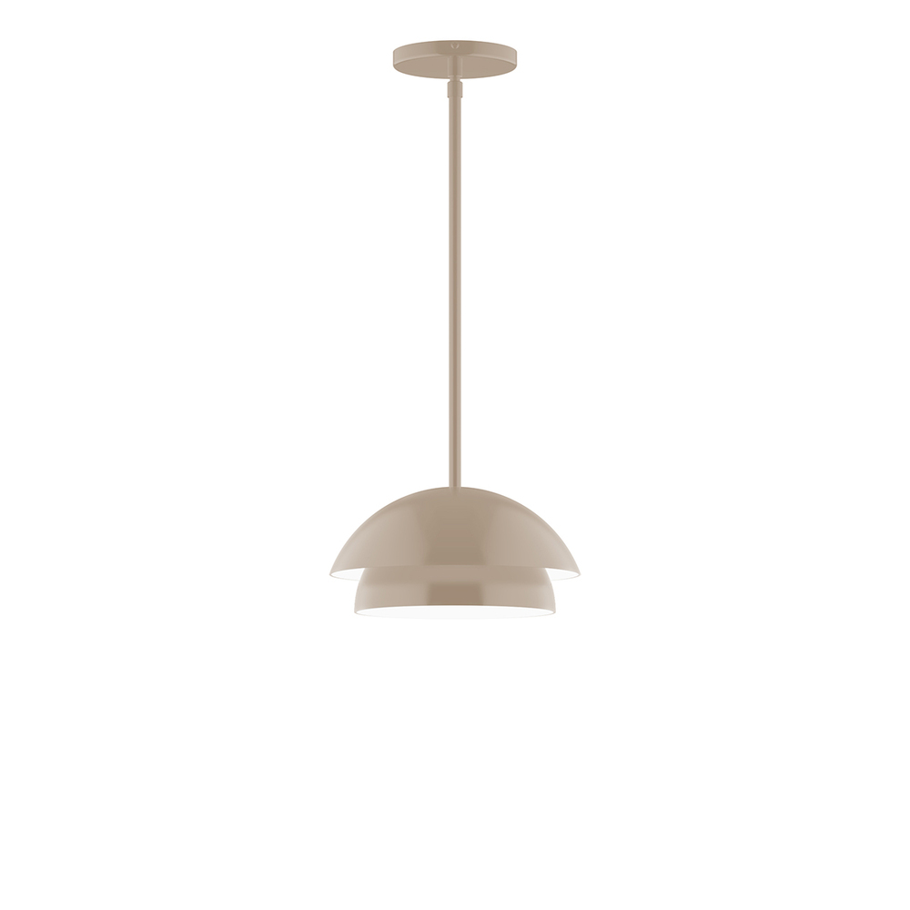 10" Nest Stem Hung Pendant, Clay