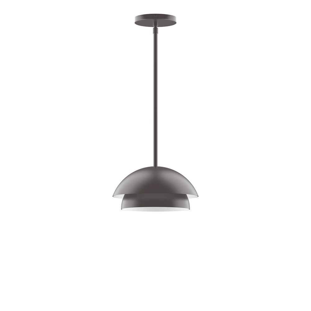 10" Nest Stem Hung Pendant, Bronze Matte