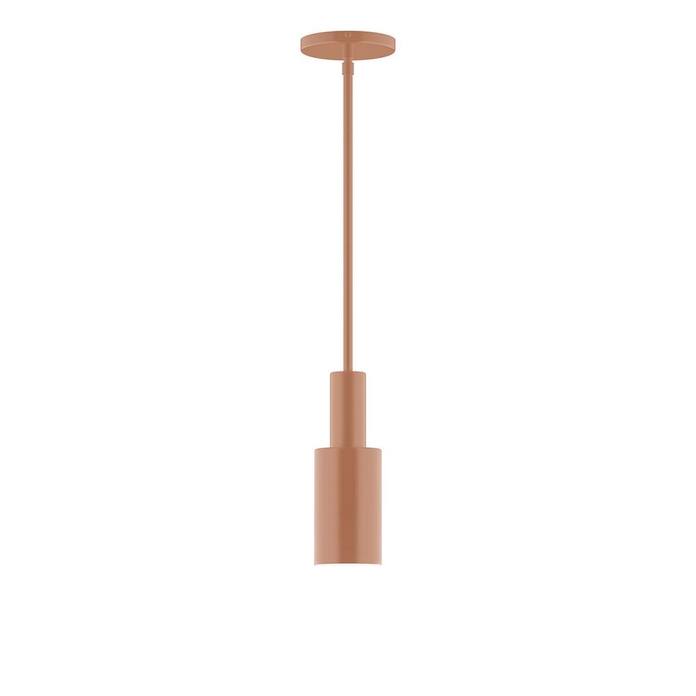 3.5" Spark Stem Hung Pendant, Terracotta