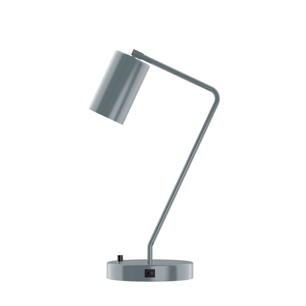 21.5" J-Series Table Lamp, Slate Gray