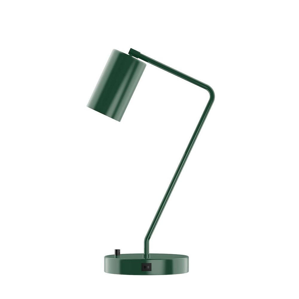 21.5" J-Series Table Lamp, Forest Green