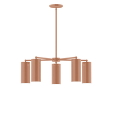 Montclair Light Works CHC418-19 - 5-Light Jordan Chandelier, Terracotta