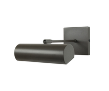 Montclair Light Works DPD320-57 - 8" Gallery Direct Wire LED picture light, Bronze Matte