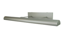 Montclair Light Works DPE323-74 - 32" Gallery Direct Wire LED picture light, Satin Silver