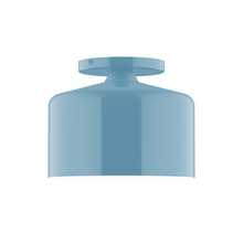 Montclair Light Works FMD419-54 - 8.5" Julia Flush Mount, Light Blue