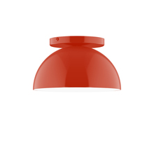 Montclair Light Works FMD431-26 - 8" Arcade Flush Mount, Vermillion