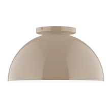 Montclair Light Works FMD432-18 - 12" Arcade Flush Mount, Clay