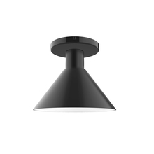 Montclair Light Works FMDX451-41 - 8" Chase Flush Mount, Black
