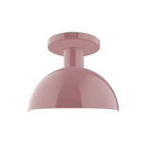 Montclair Light Works FMDX456-20 - 8" Ray Flush Mount, Mauve