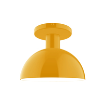 Montclair Light Works FMDX456-21 - 8" Ray Flush Mount, Bright Yellow