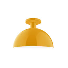Montclair Light Works FMDX471-21 - 12" Ray Flush Mount, Bright Yellow