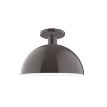 Montclair Light Works FMDX471-51 - 12" Ray Flush Mount, Architectural Bronze