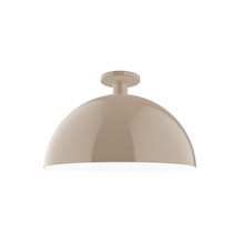 Montclair Light Works FMDX472-18 - 18" Ray Flush Mount, Clay