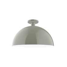 Montclair Light Works FMDX472-24 - 18" Ray Flush Mount, Moss Green