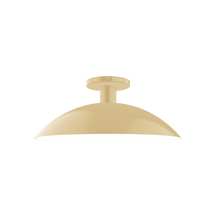 Montclair Light Works FMDX476-17 - 16" Glow Flush Mount, Ivory